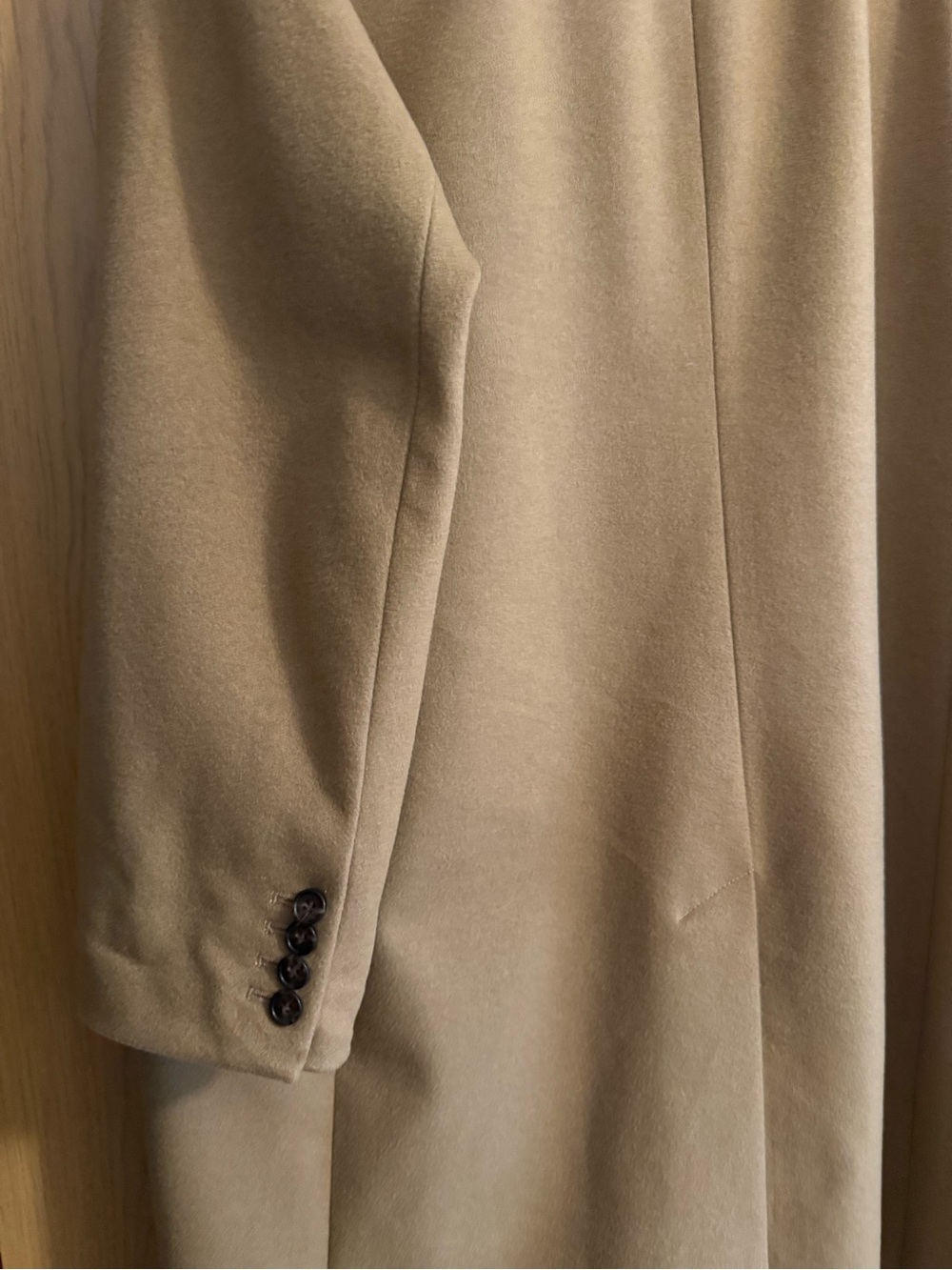 J. Crew Double-Breasted Camel Wool/Cashmere Coat - Picture 9 of 9